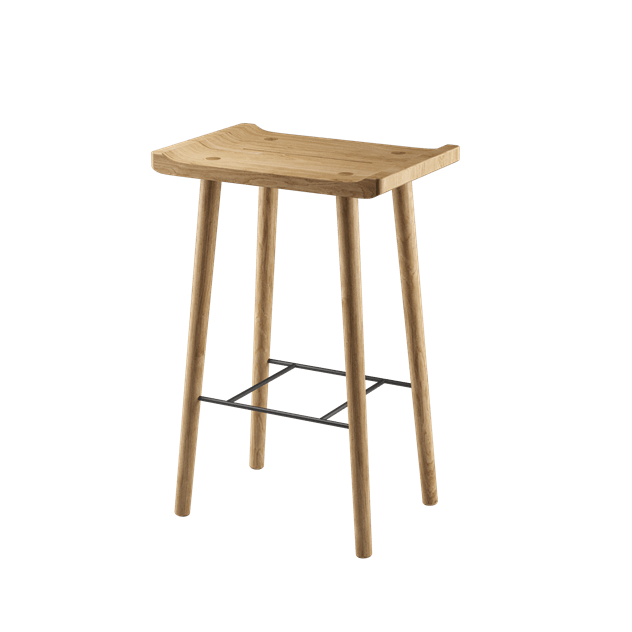 EKTA Living-Scala Bar Stool-Oiled-EK-SB168